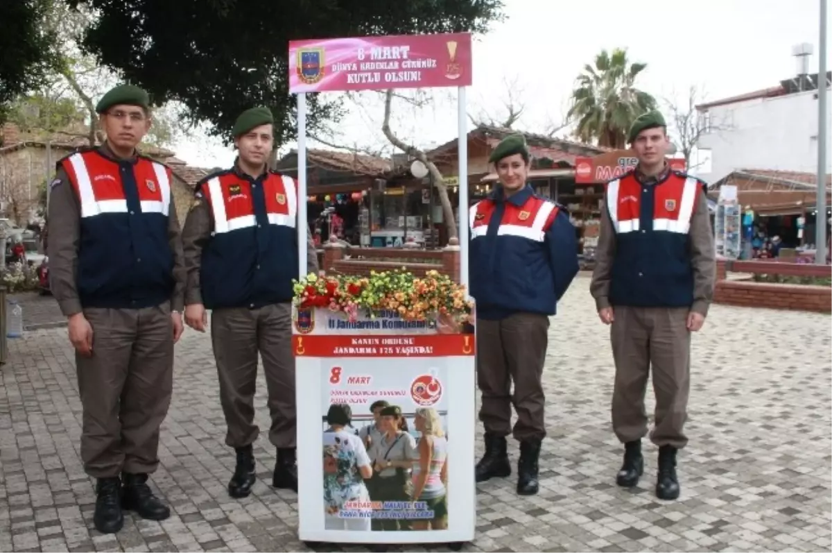 Side Jandarmadan Kadınlara Karanfil