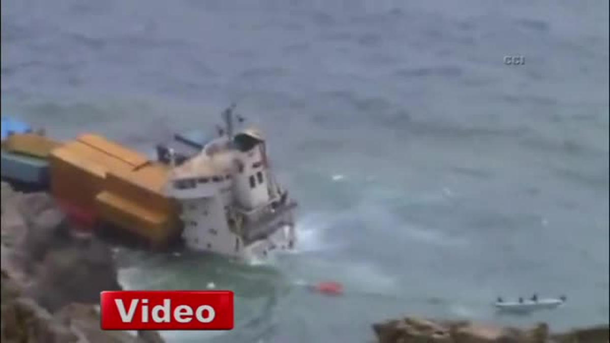 Türk Gemisi Karaya Oturdu