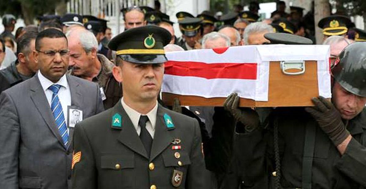 KKTC\'de Kayıp Şehit Fuat Mulla\'ya 50 Yıl Sonra Cenaze Töreni