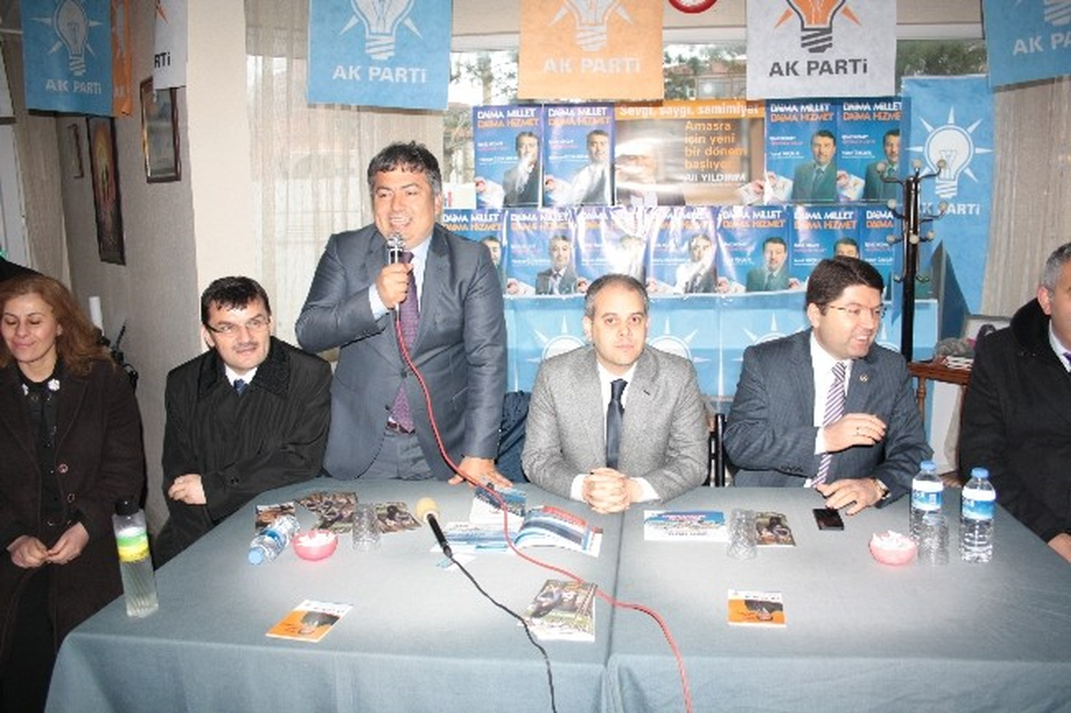 Bakan Kılıç, Amasra\'da Seçim Bürosu Açtı
