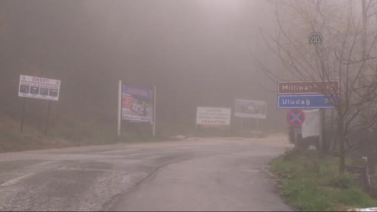 Bursa\'da Yoğun Sis