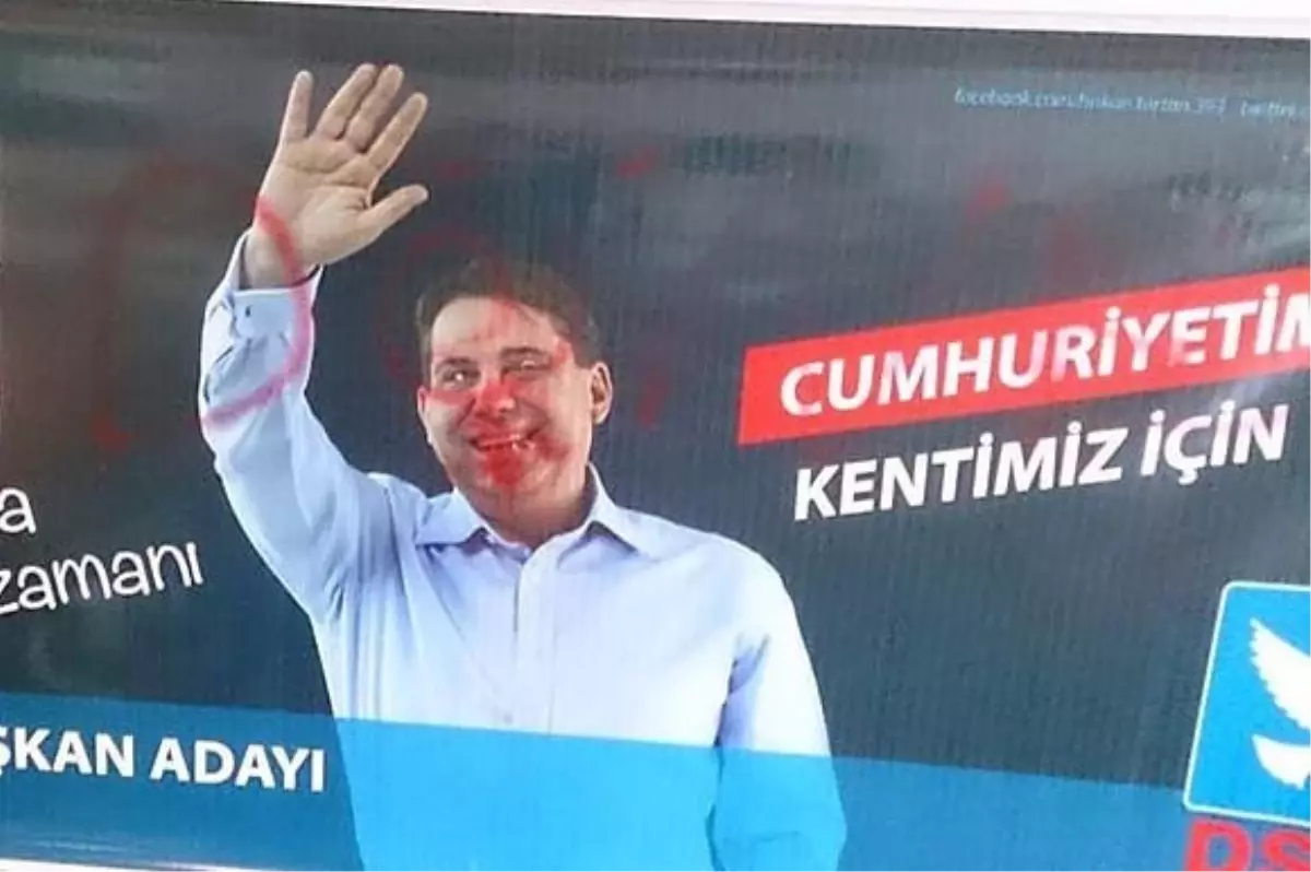 DSP Konak Adayı Tartan'dan Pankart İsyanı!