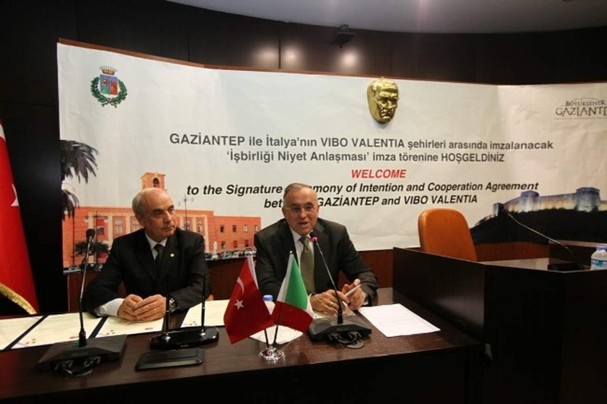 Gaziantep, İtalyan Vibo İle Kardeş Şehir Oldu