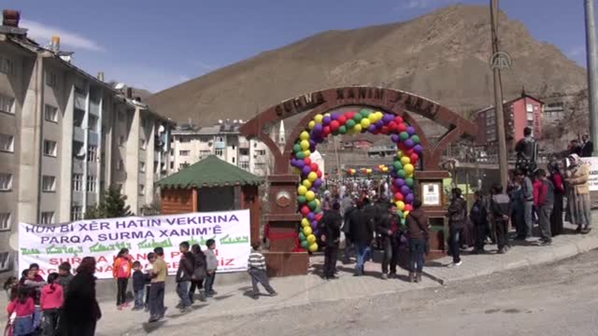 Hakkari\'nin İlk Kadın Parkı Törenle Açıldı