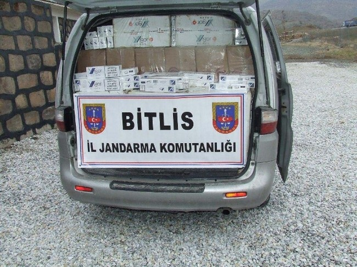 Jandarmadan Kaçak Sigara Operasyonu