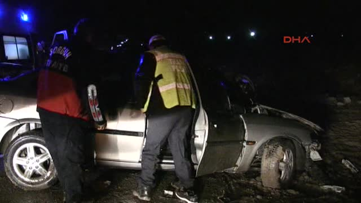 Kaygan Yolda Otomobil Takla Attı: 1 Ölü
