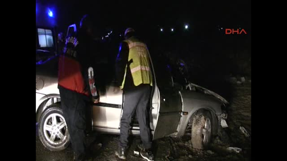 Sorgun\'da Kaygan Yolda Otomobil Takla Attı: 1 Ölü