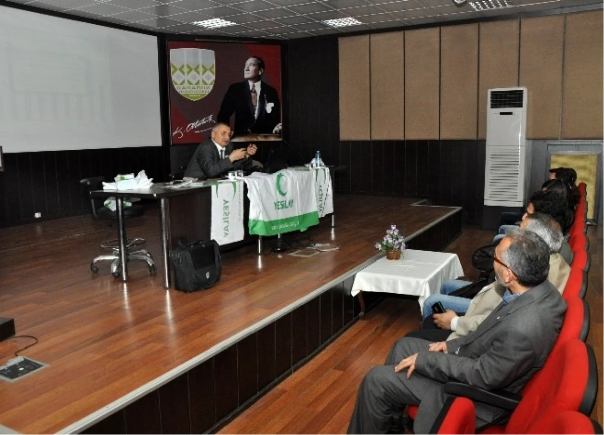 KBÜ\'de Sigara ve Bağımlılık Konferansı Düzenlendi
