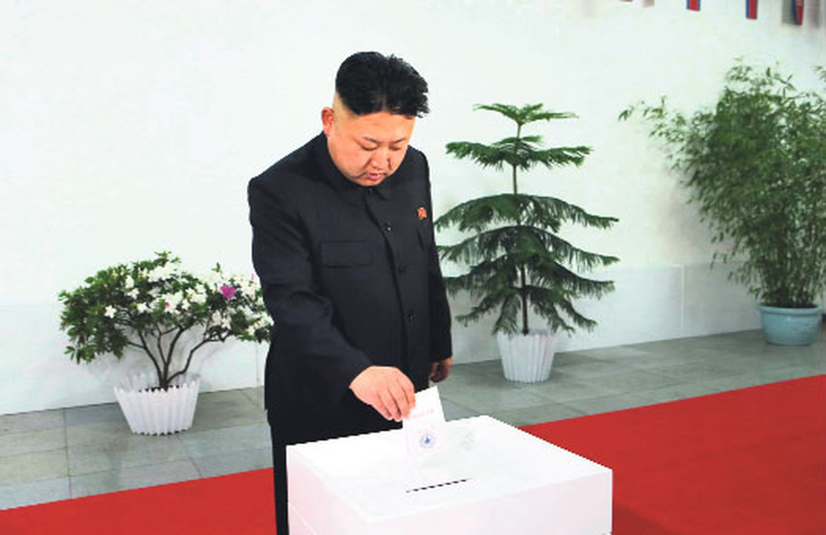 Kuzey Kore Lideri Kim, Seçimlerde Yüzde Yüz Oy Aldı