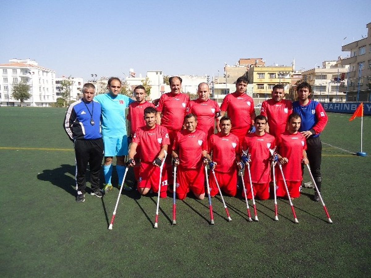 Şahinbey Ampute Futbol Takımı Ligin İkinci Yarısına Fırtına Gibi Girdi