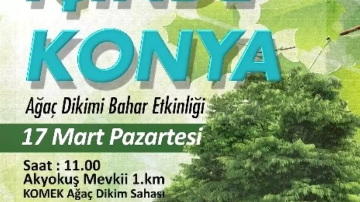 Ağaç Dikimi Bahar Etkinliği 17 Mart Pazartesi Günü Yapılacak