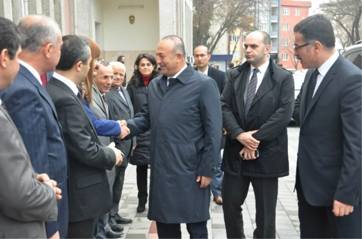 Avrupa Birliği Bakanı Çavuşoğlu Balıkesir\'de