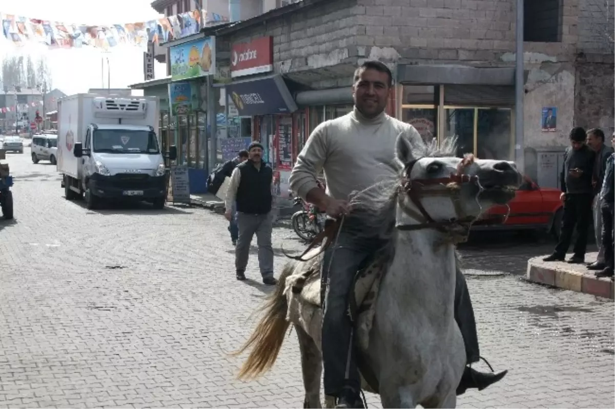 Baharın Gelmesiyle At Sahipleri Atlarını Dışarı Çıkarmaya Başladı