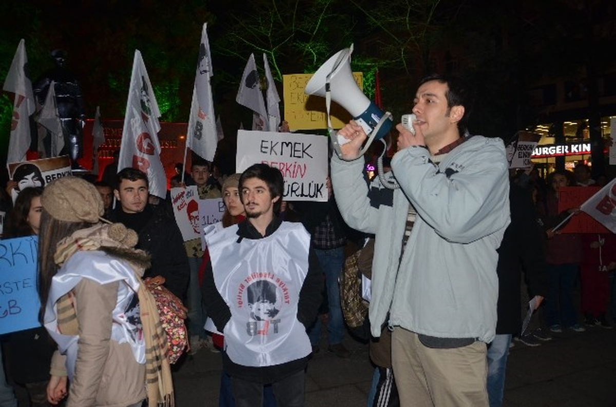 Çorlu\'da Berkin Elvan Eylemi