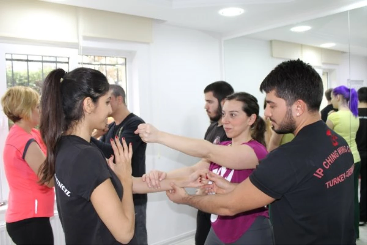 Portakal Spor\'dan Şiddete Karşı Wing Chun Dersi