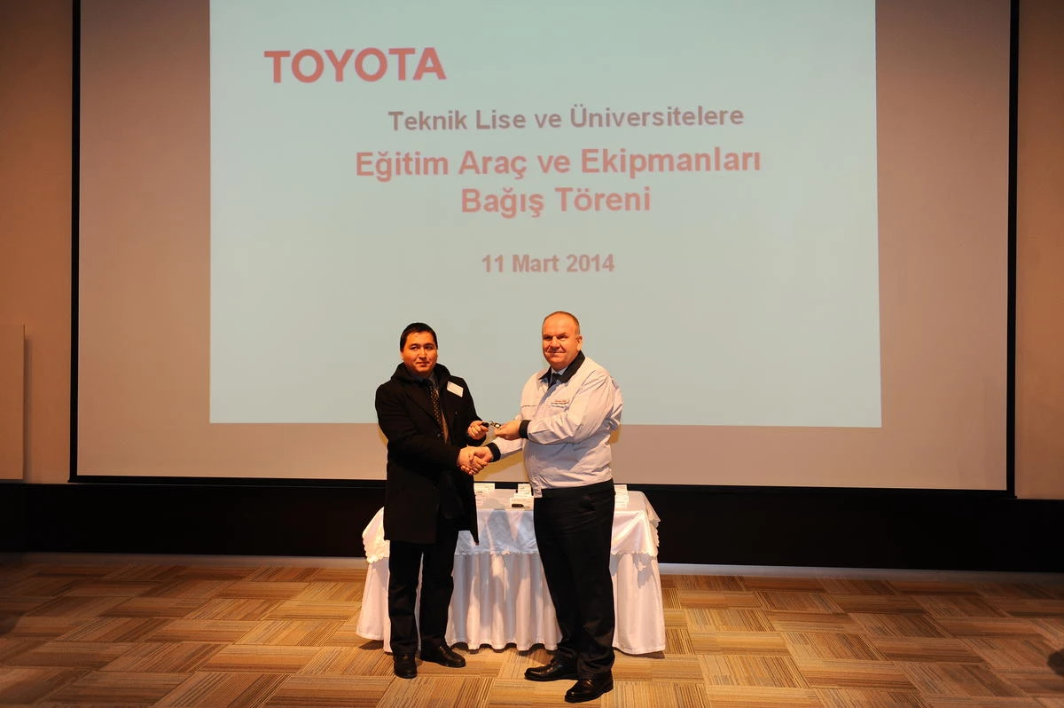 Toyota Türkiye\'den Teknik Eğitime Destek