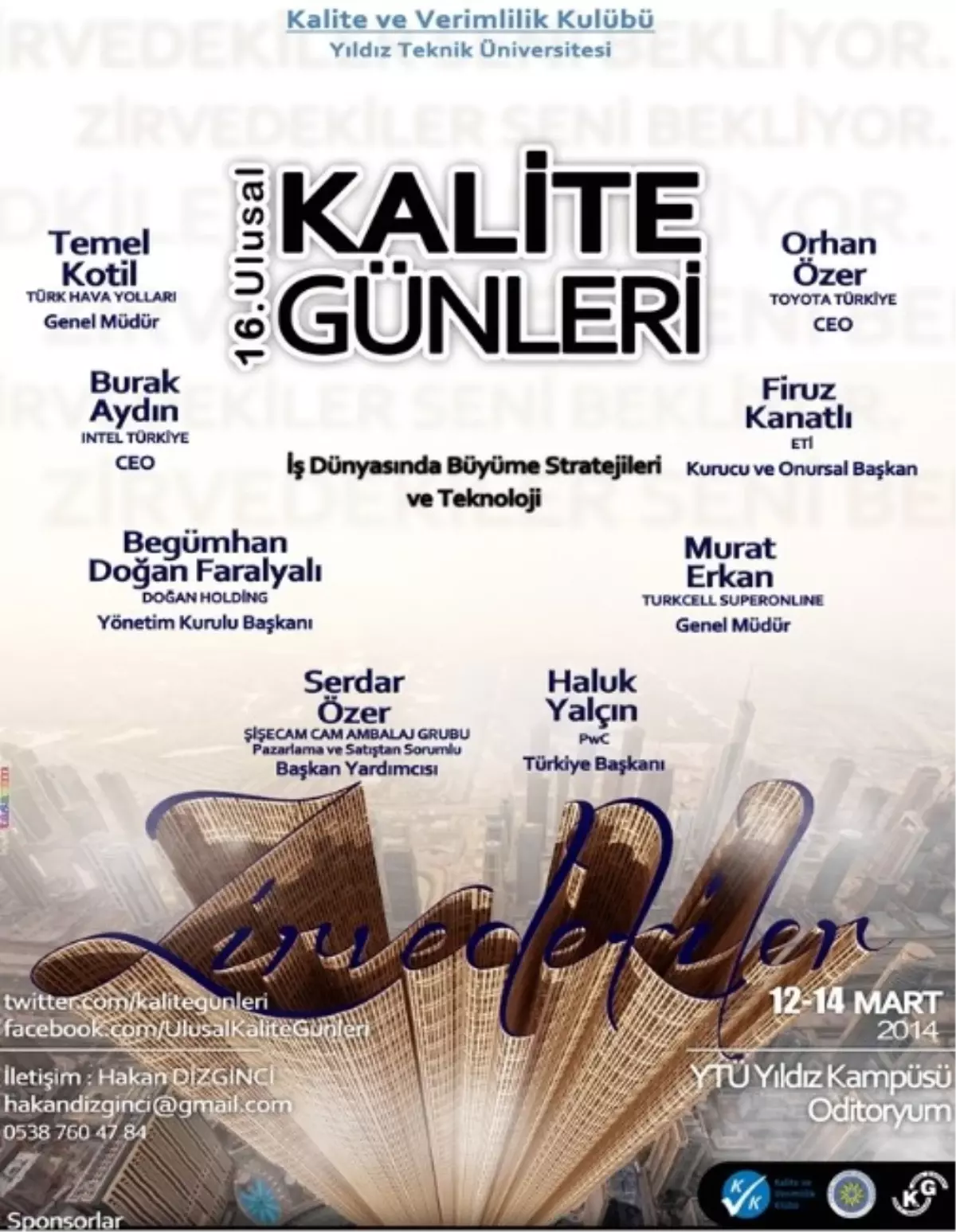 YTÜ\'de Ulusal Kalite Günleri Başlıyor