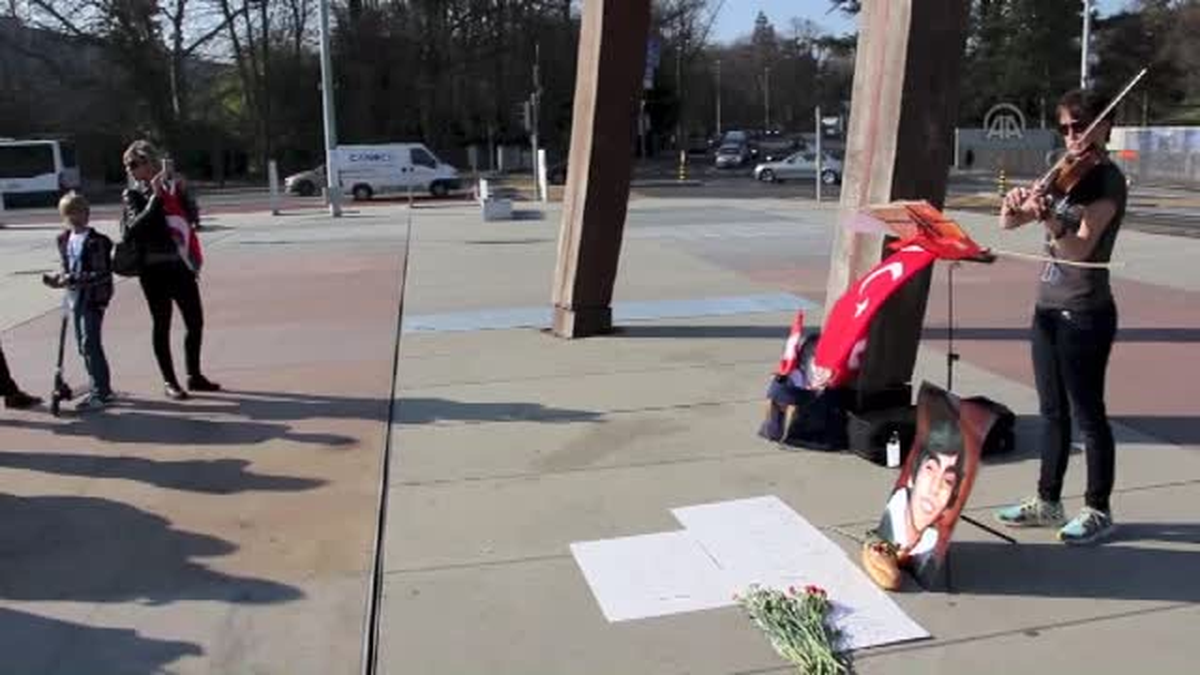 BM Ofisi Önünde Berkin Elvan Protestosu