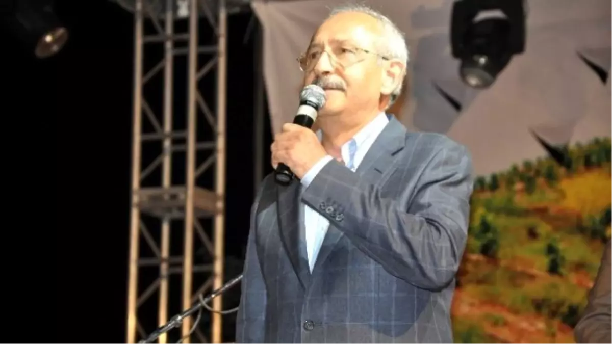 Kılıçdaroğlu, Bolu\'da Konuştu