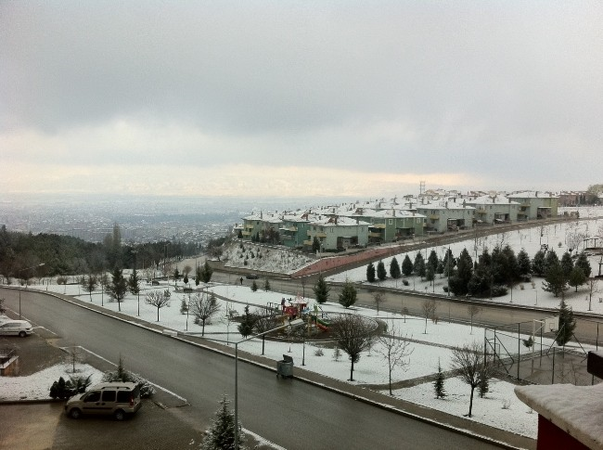 Eskişehir\'de Kar