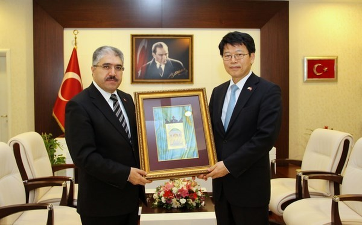 Kore Ankara Büyükelçisi Lee Sangkyu Bartın\'da