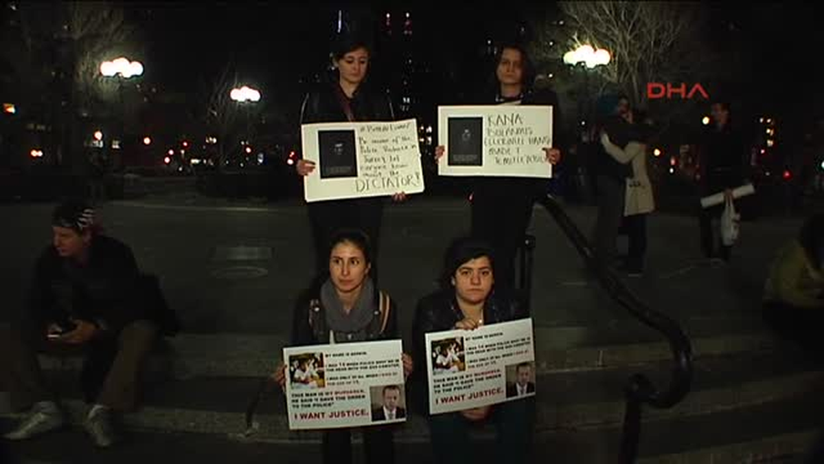 New York\'ta Berkin Elvan Eylemi