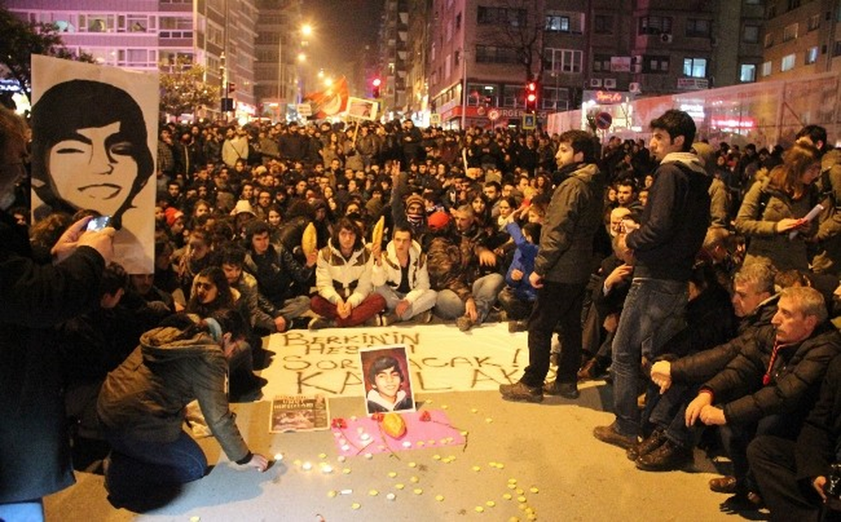 Samsun\'da Berkin Evlan Yürüyüşü
