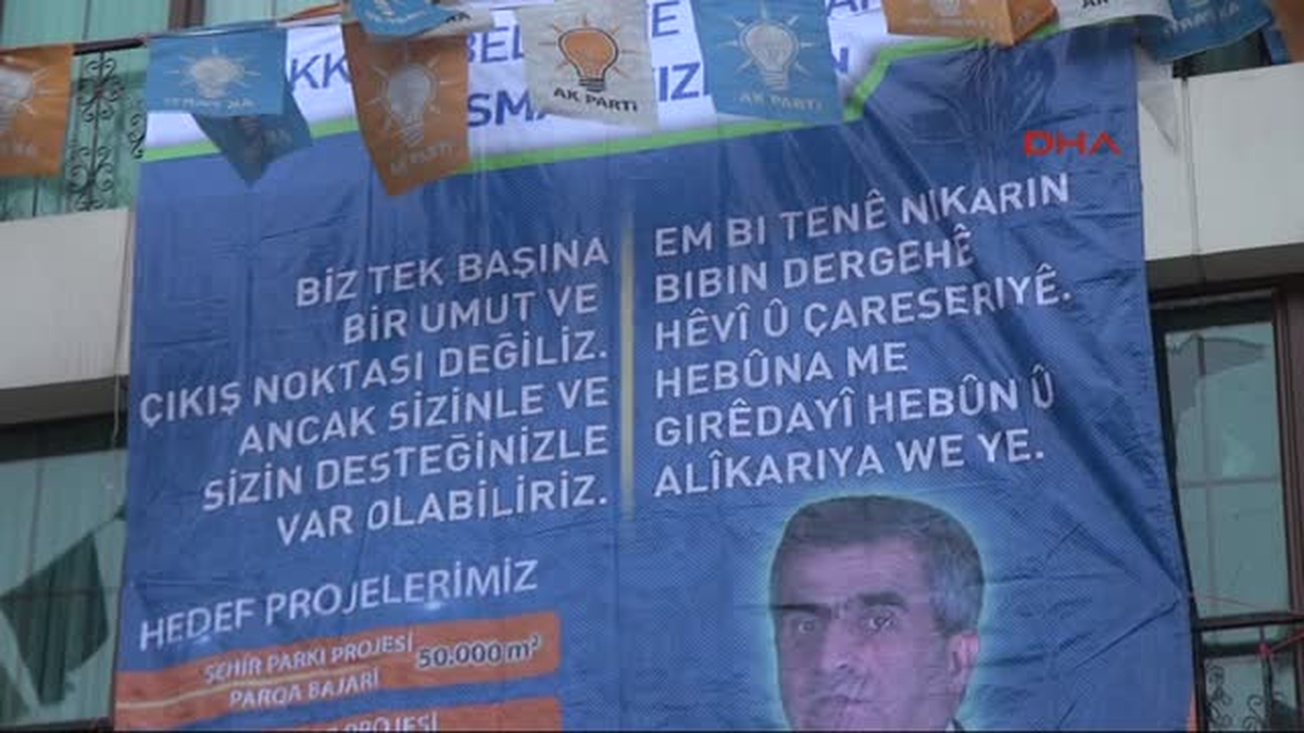 AK Partili Adaydan Projelerini Türkçe ve Kürtçe Tanıttı