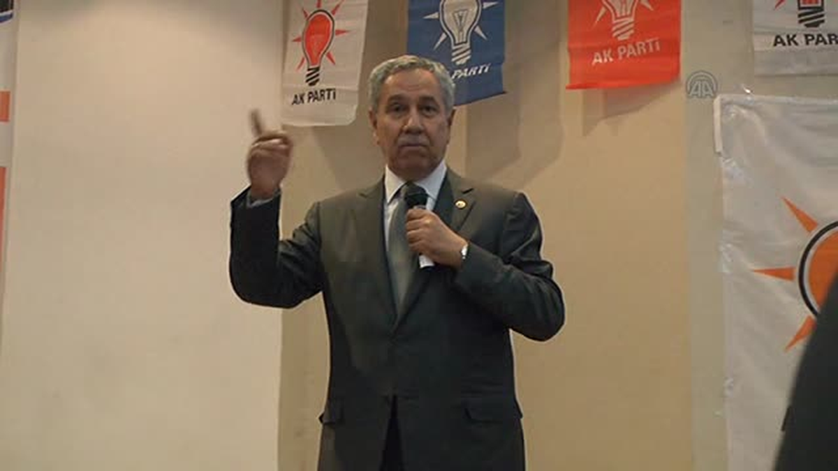 Arınç: Kazık Çakmayın, Sen Git Başkası Gelsin