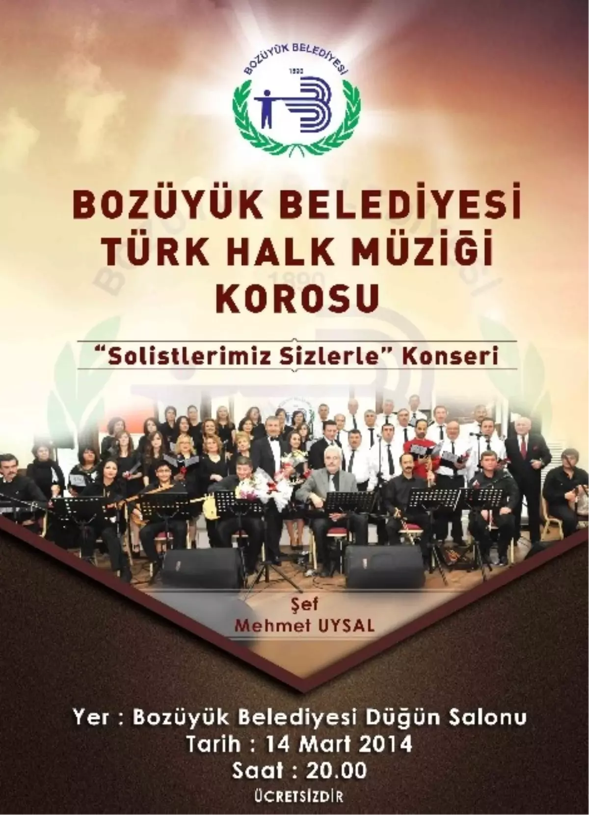 Bozüyük Belediyesi Türk Halk Müziği Korosu\'ndan "Solistlerimiz Sizlerle" Konseri