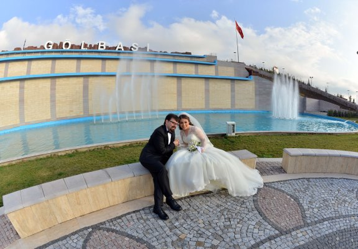 Düğün Fotoğraflarının Yeni Adresi "Gölbaşı Şelalesi"