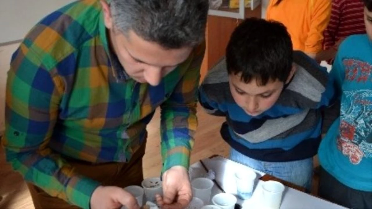Taşlıçay\'da Öğrencilere Ebru Sanatı Anlatıldı