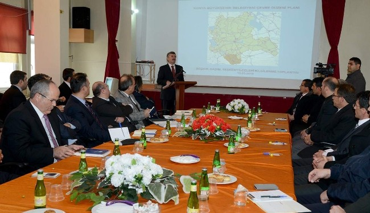 Konya\'da İl Bütünü Çevre Düzeni Planı Çalışması Toplantıları