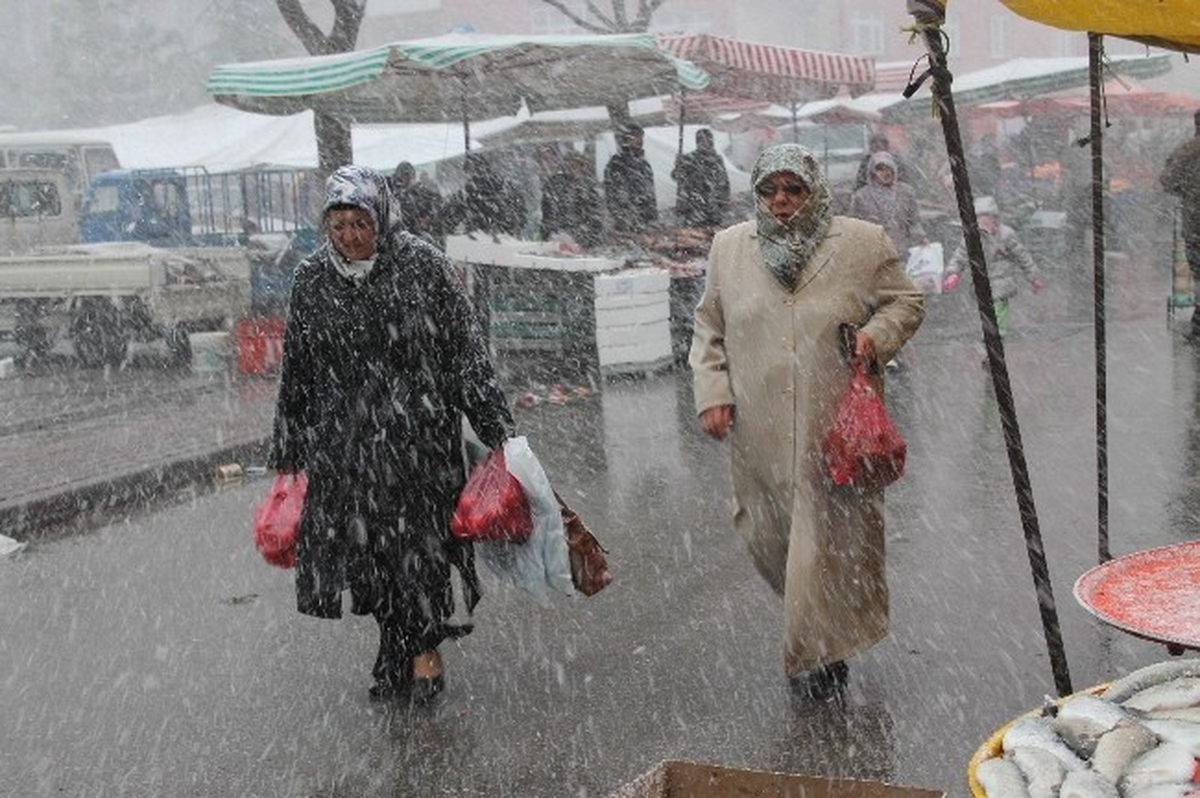 Konya\'da Kar Yağışı