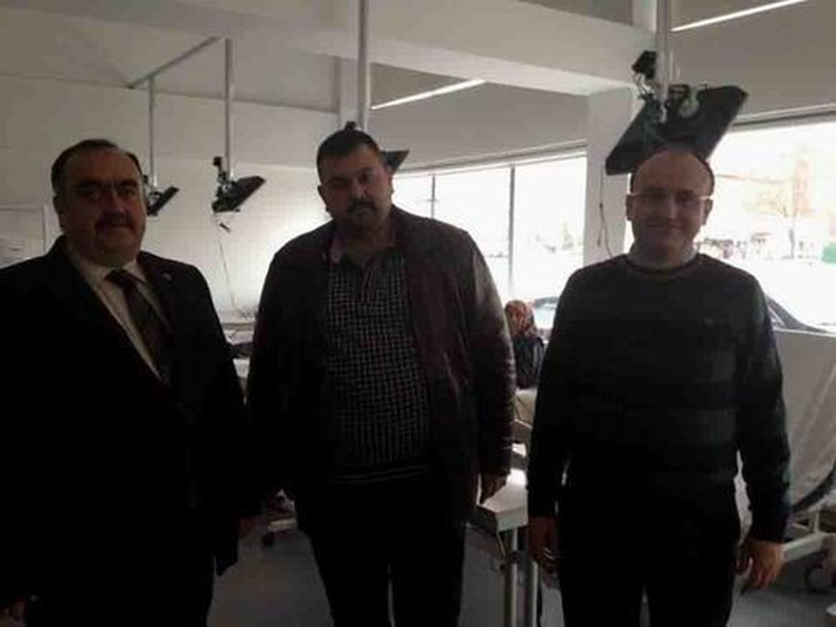 MHP Kayseri İl Başkanı Eke\'den Diyaliz Merkezine Ziyaret