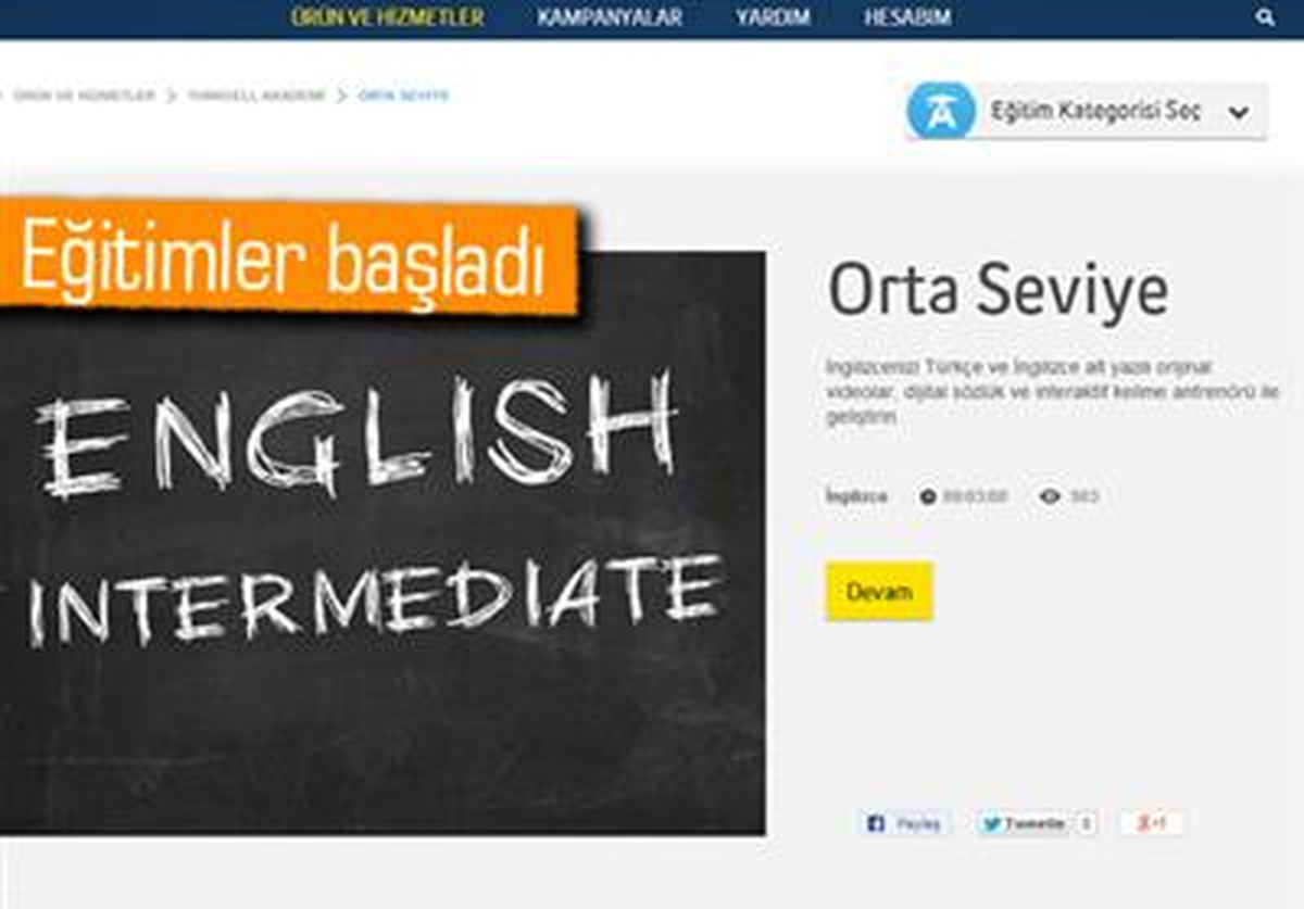 Turkcell\'den Ücretsiz İngilizce Eğitimi