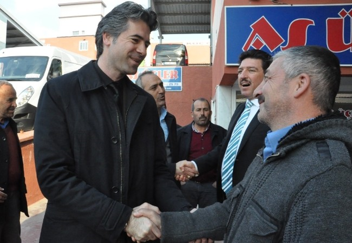 Ak Partili Baykalmış Otokent\'te Esnafla Buluştu