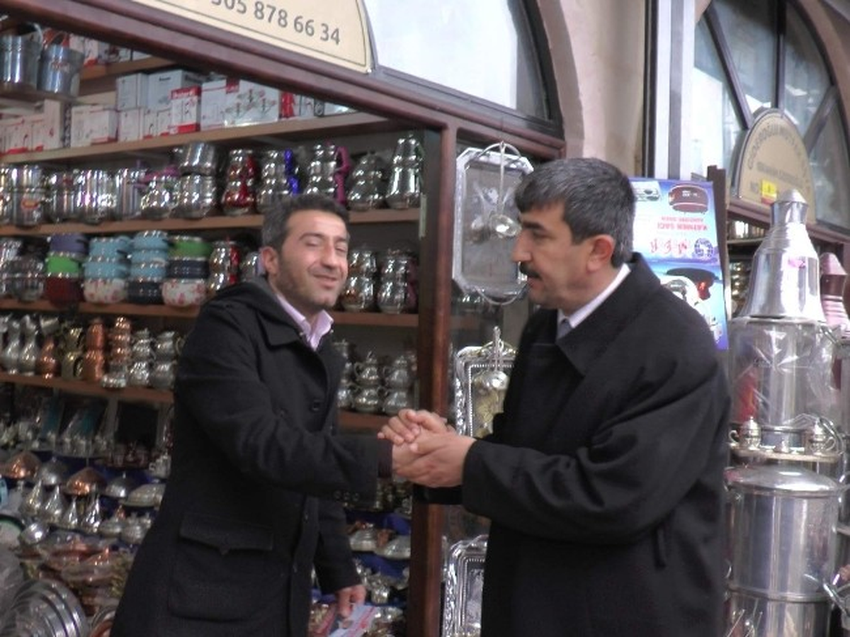 Battalgazi Adayı Fahrettin Kıtlık Bakırcılar Çarşısını Ziyaret Etti