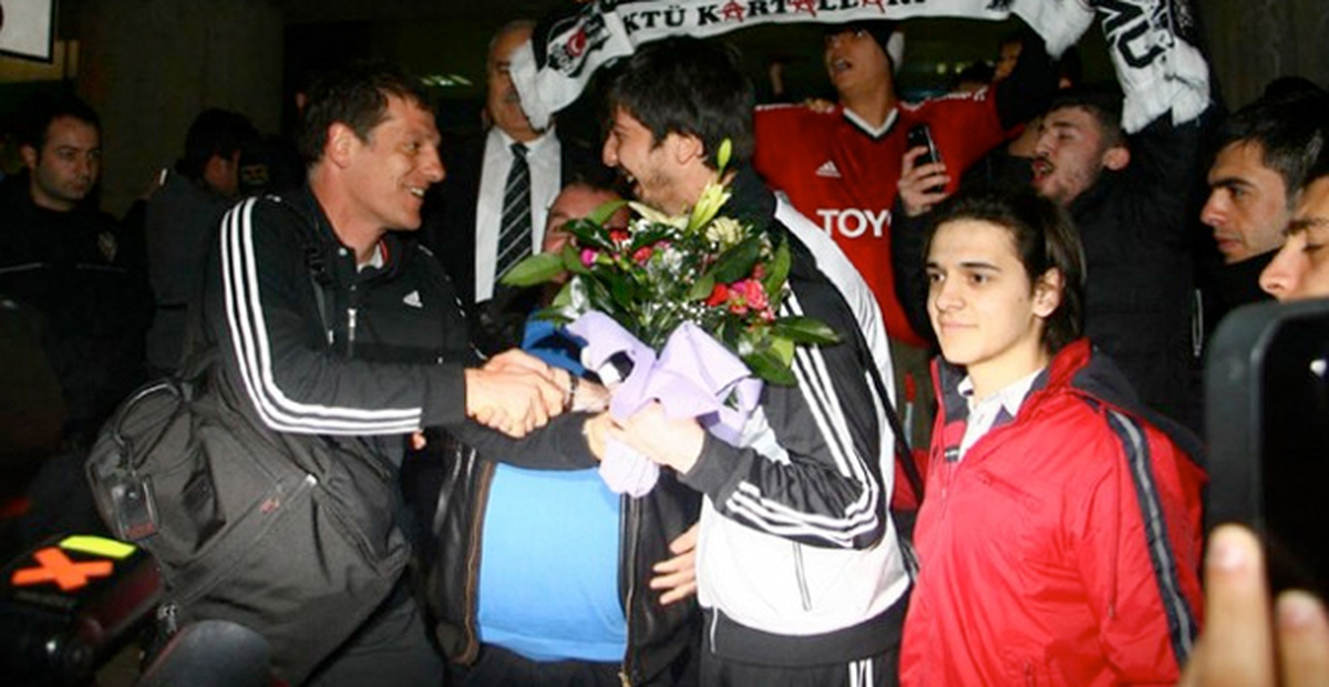 Beşiktaş Trabzon\'a Geldi