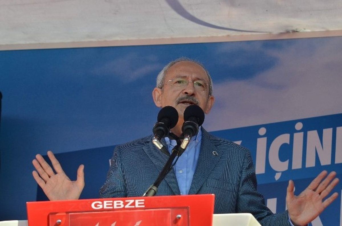 CHP Genel Başkanı Kılıçdaroğlu Gebze\'de