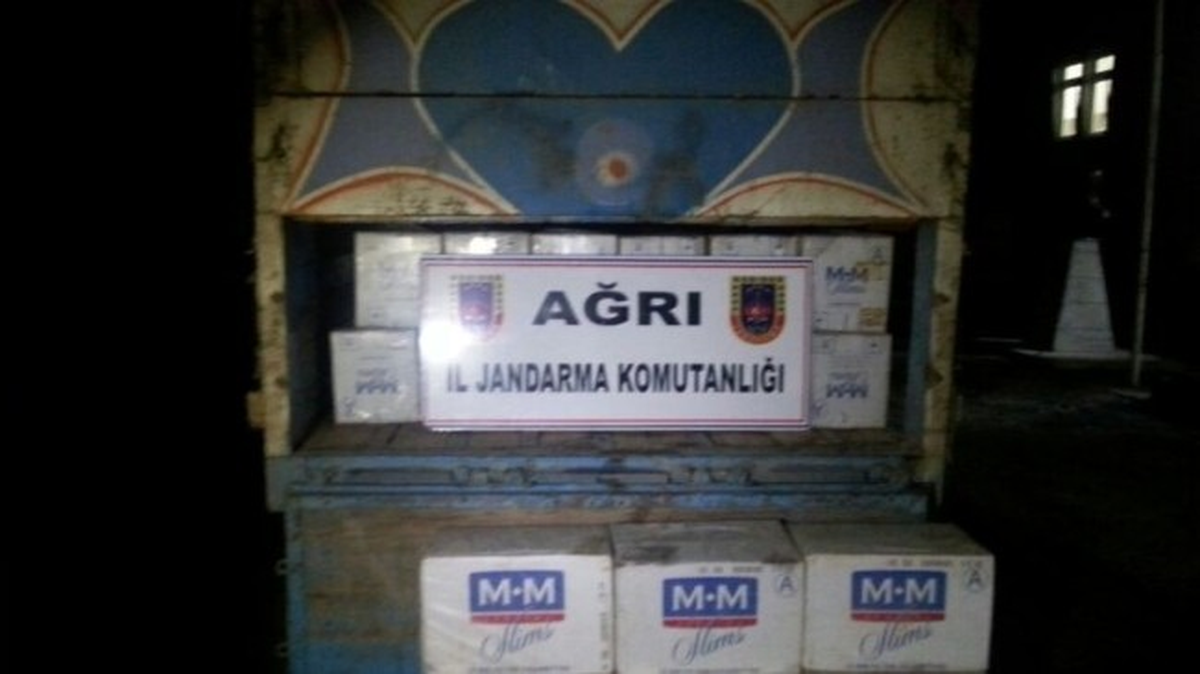 Doğubayazıt\'ta 28 Bin 890 Paket Kaçak Sigara Yakalandı