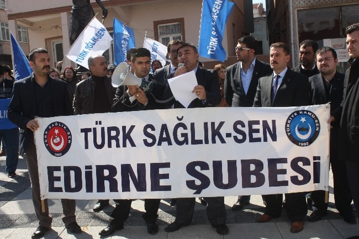 Edirne Türk Sağlık-Sen Tıp Bayramı Açıklaması