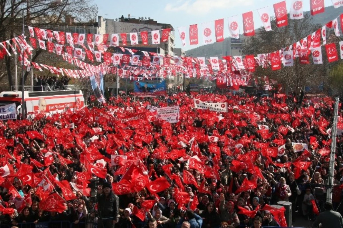 MHP Lideri Bahçeli Afyonkarahisar\'da