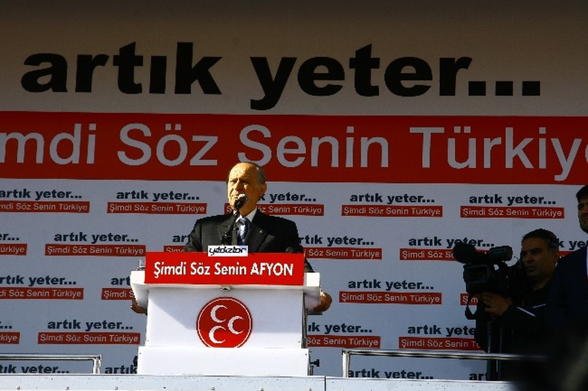 Bahçeli Afyonkarahisar\'da AK Partililere Seslendi