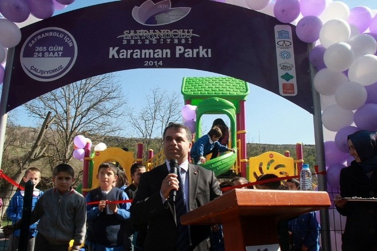 Safranbolu\'da Park Açılışı