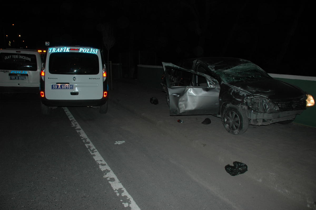 Tekirdağ\'da Trafik Kazası: 2 Yaralı
