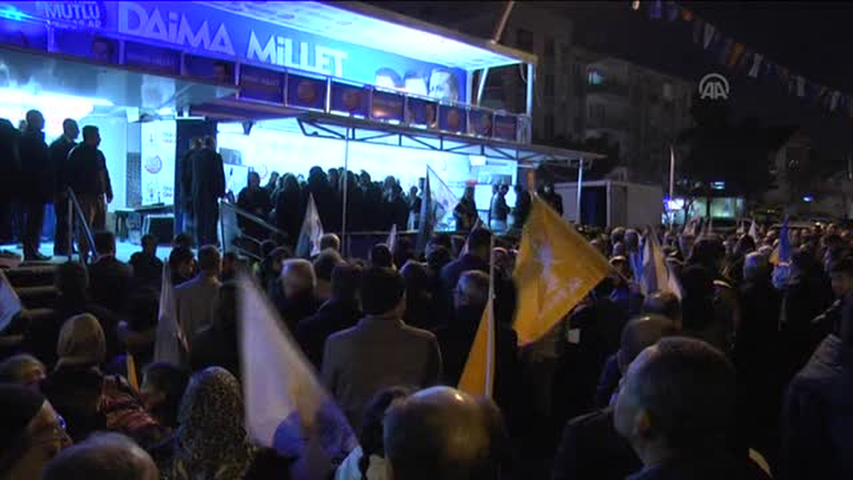 Babacan, seçim bürosu açılışı yaptı (1) -