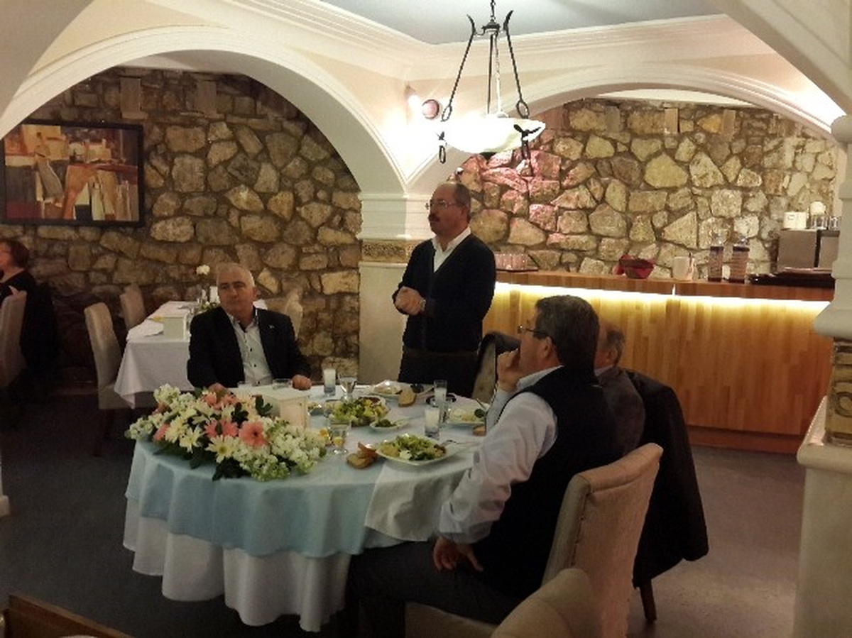 Başkan Altungün\'den Veda Yemeği