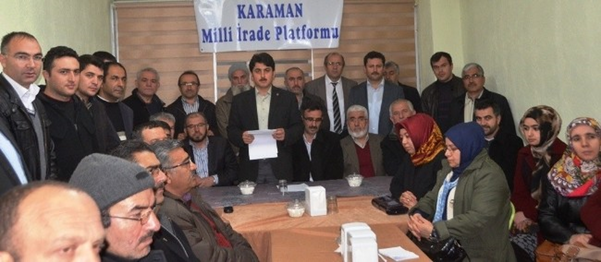 Karaman\'da STK\'lardan Gezi ve 17 Aralık Operasyonuna Tepki