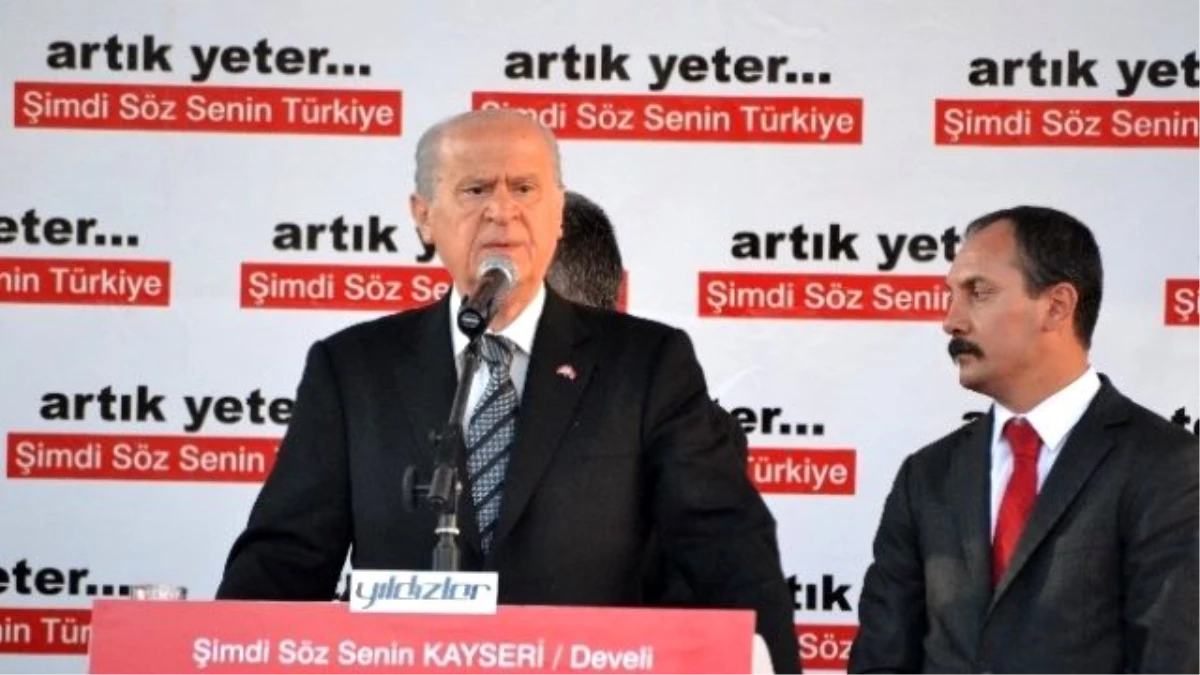 MHP Genel Başkanı Bahçeli, Kayseri\'de